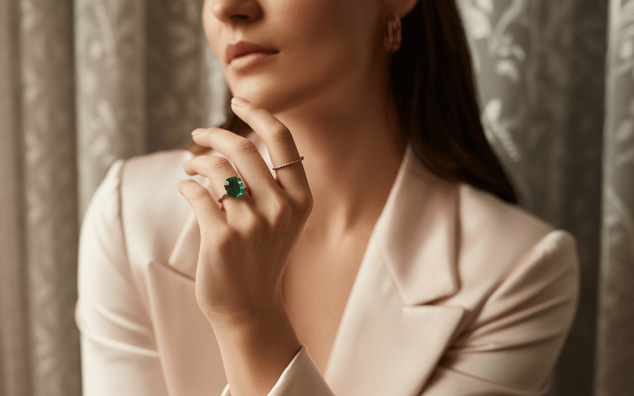 Emerald Ring Outfit Styling Tips for Every Occasion in 2025 By Juvetti Jewellery London