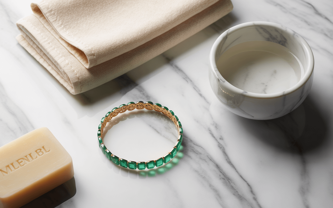 How to Care for Your Emerald Bracelet – Juvetti Guide