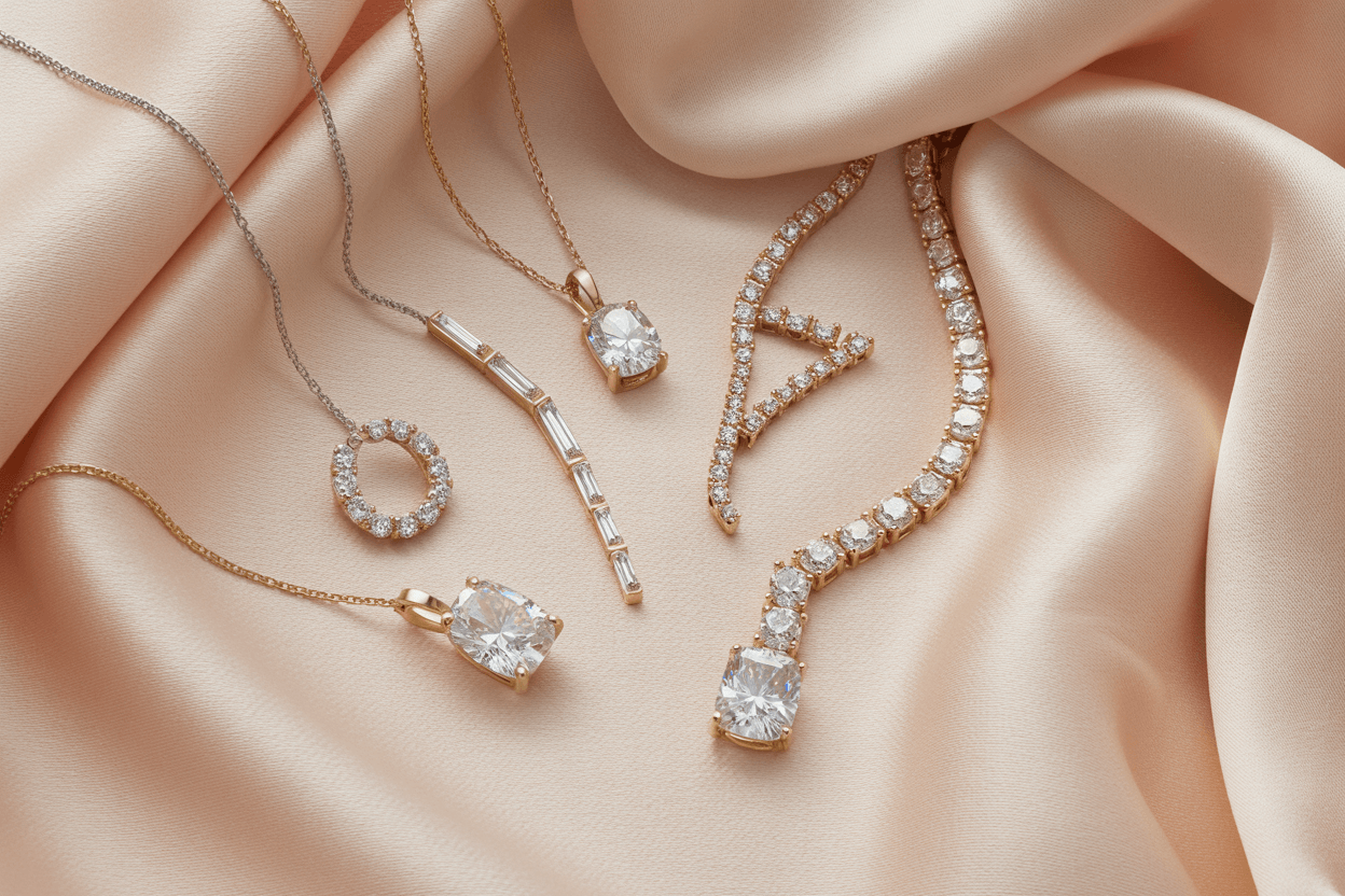 Lab Grown Diamond Necklace Styles