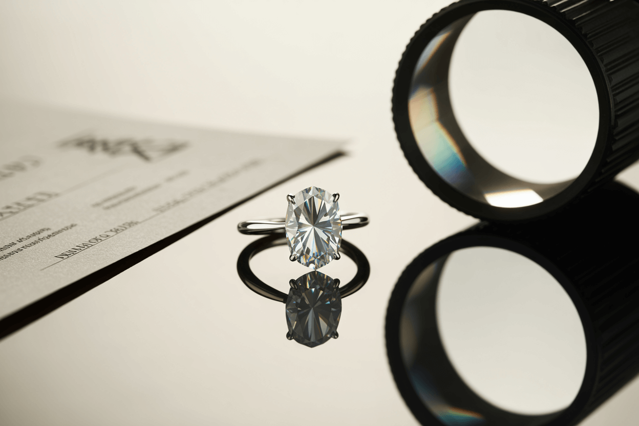 Lab Grown Diamond Ring Certifications Explained