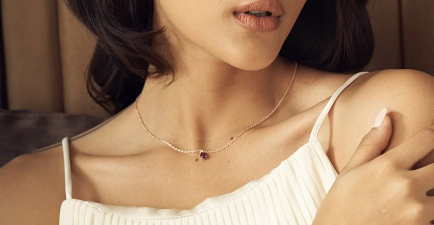 Matching Ruby Necklaces with Different Outfits