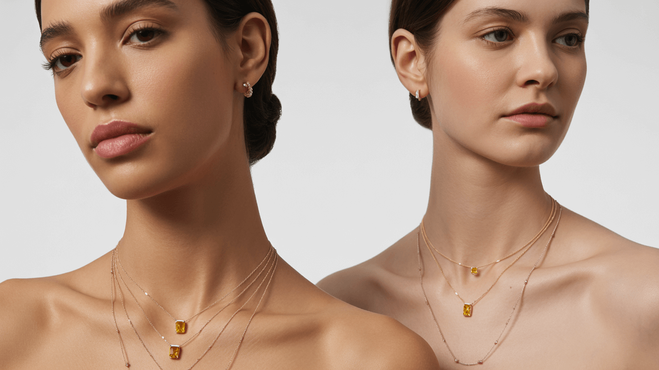 Yellow Sapphire Necklace Length Guide