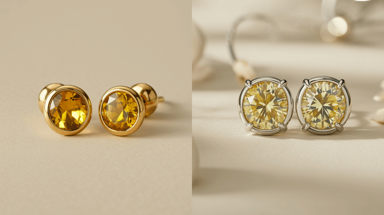 Yellow Sapphire vs Yellow Diamond Earrings: Which Gem Shines Brighter?
