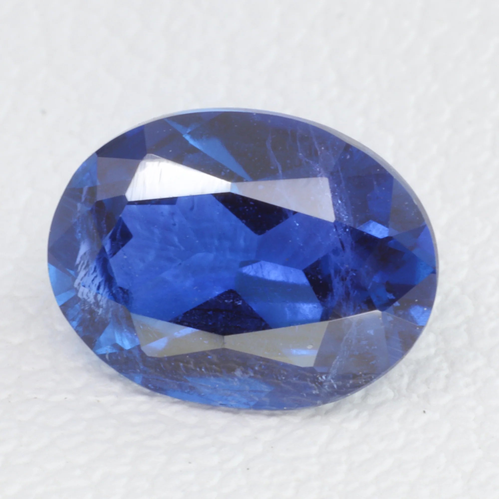 Lab Grown Blue Sapphire - Oval Shape