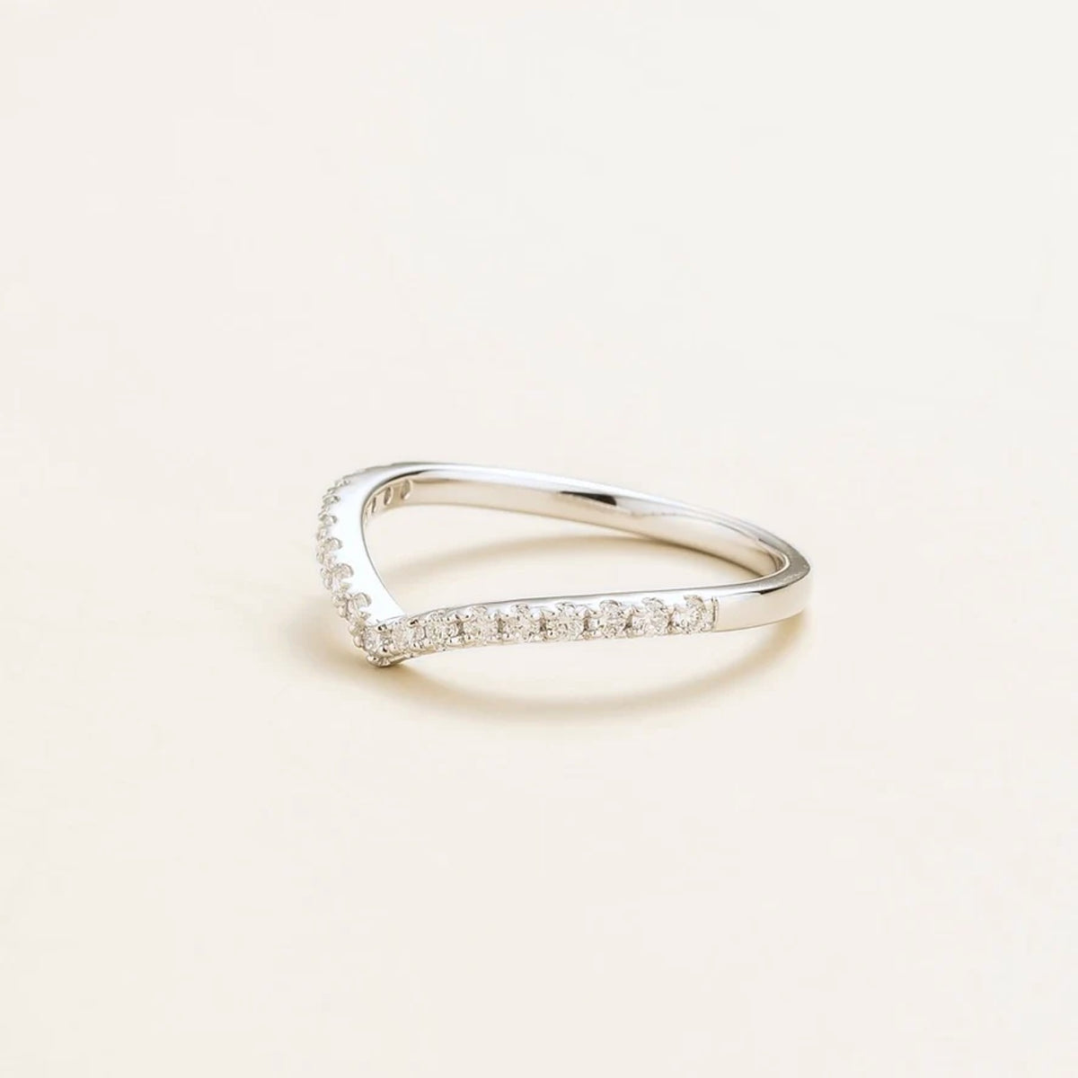 Kasso White Gold Ring Set With Diamond