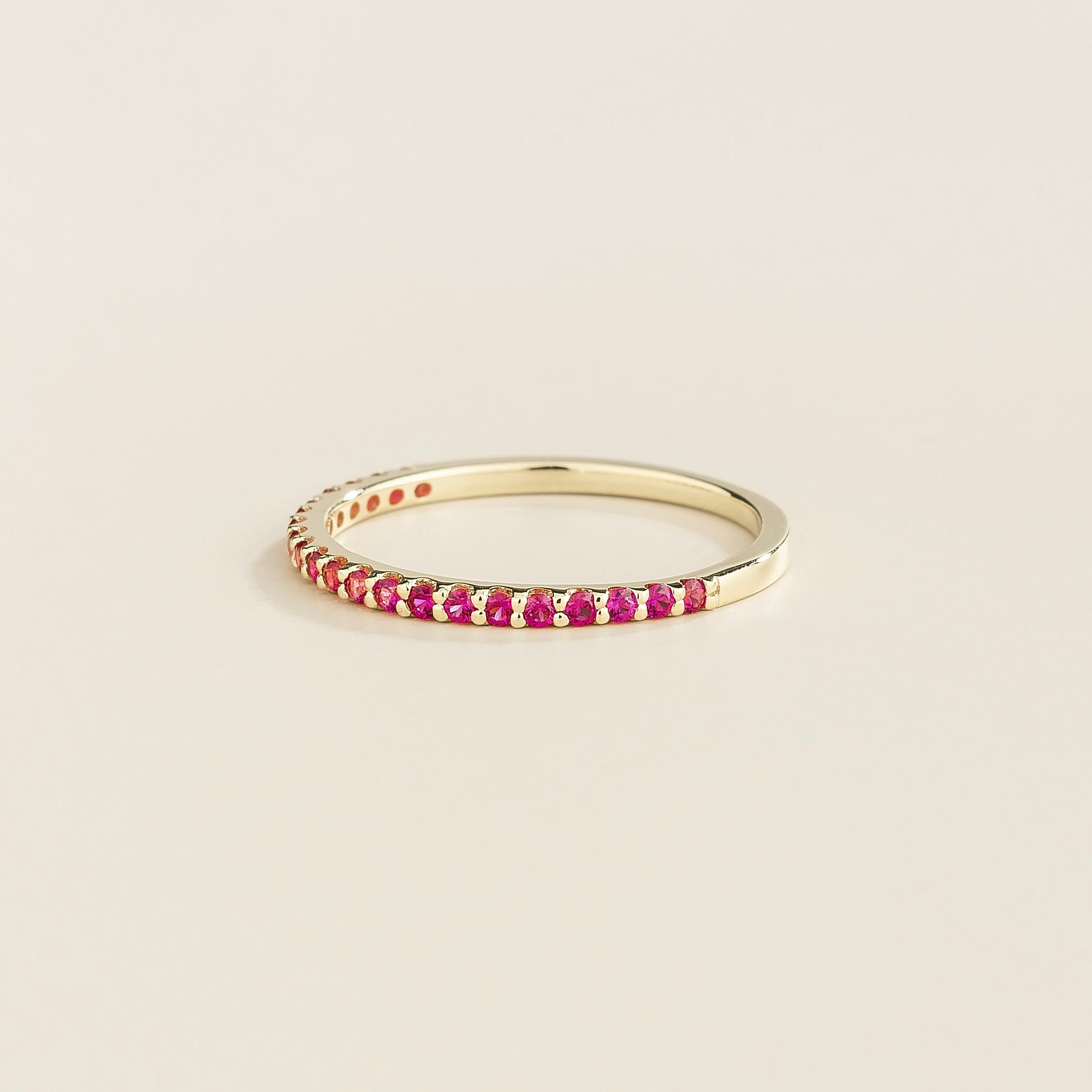 Ciclo Design White Gold Ring with Ruby Accents – Juvetti UK