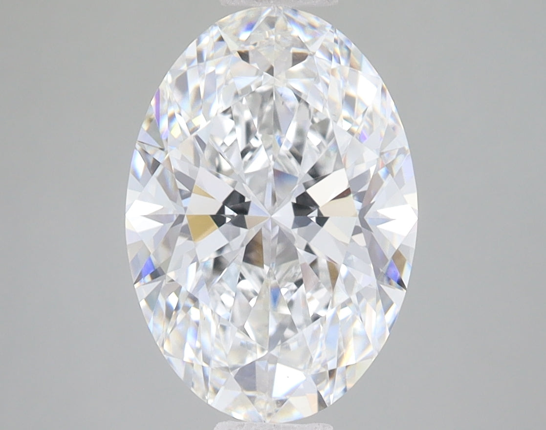 3.11ct Oval lab-grown diamond, E VVS2 – 360° view