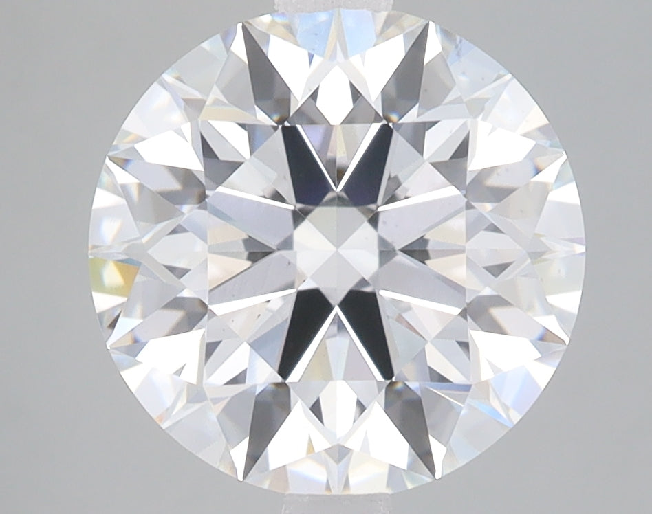 3.76ct Round lab-grown diamond, E VS2