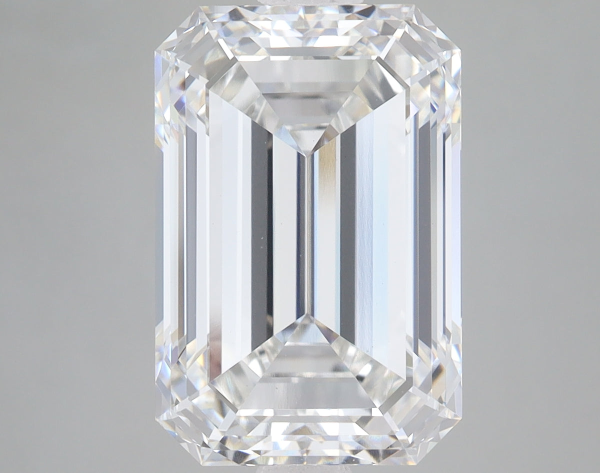 8.08ct Emerald lab-grown diamond, F VVS2