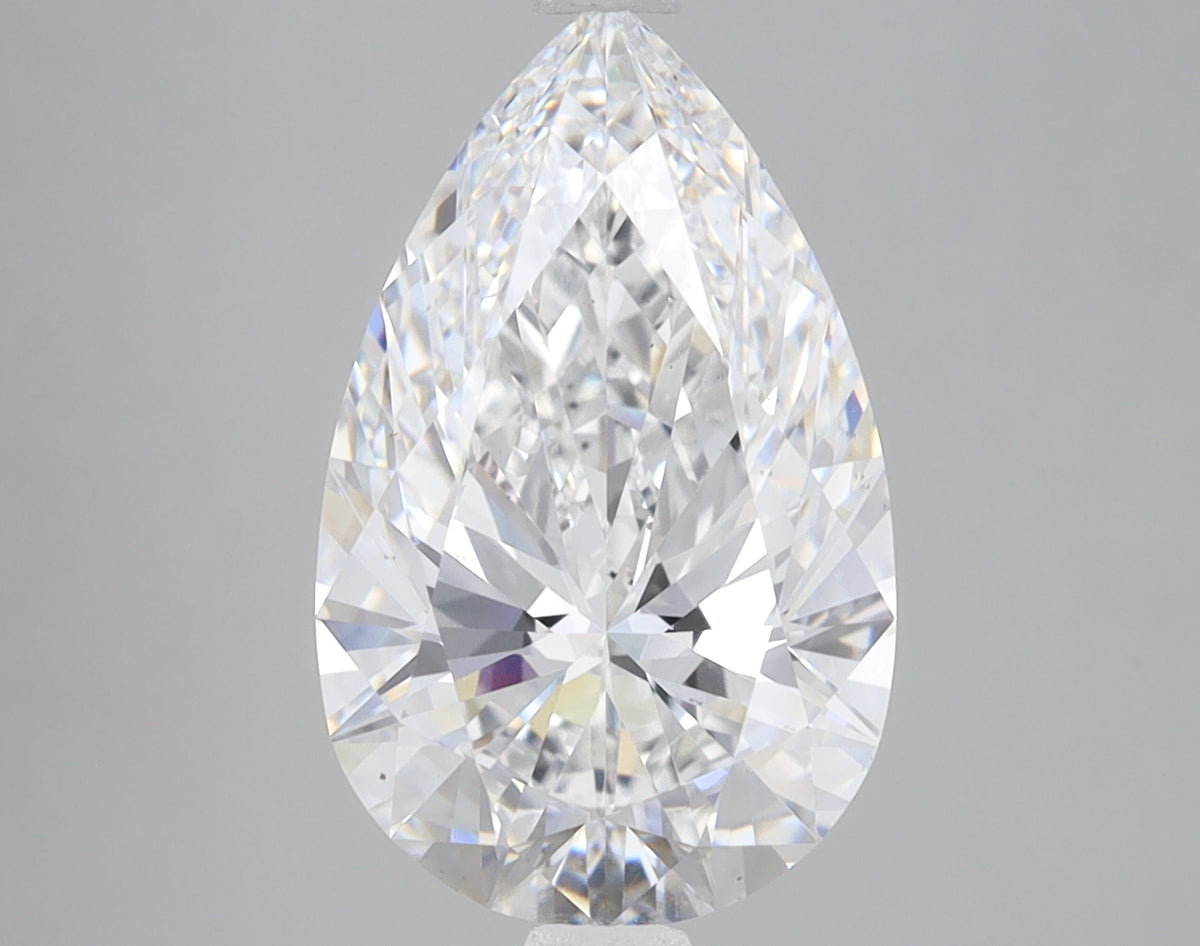 3.5ct Pear lab-grown diamond, D VS2 – 360° view