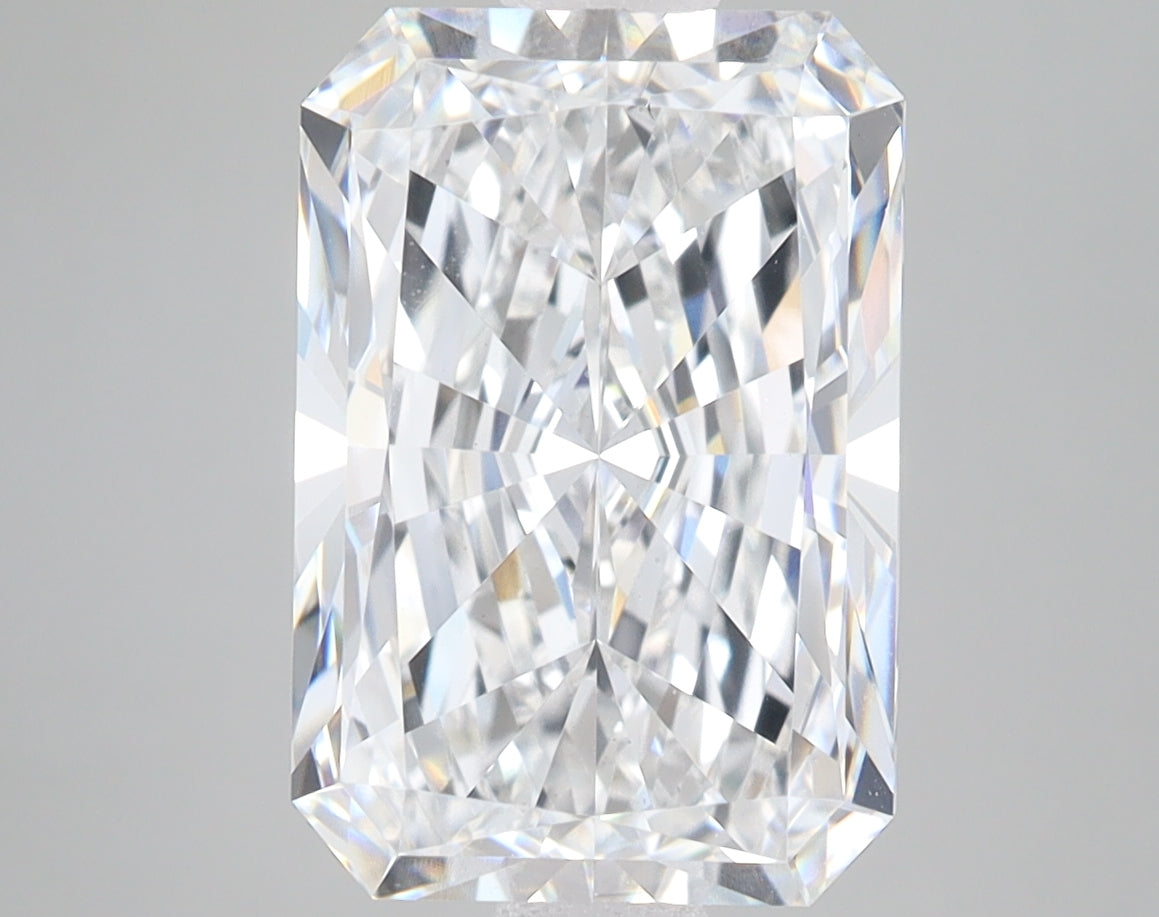 5.09ct Radiant lab-grown diamond, F VS1
