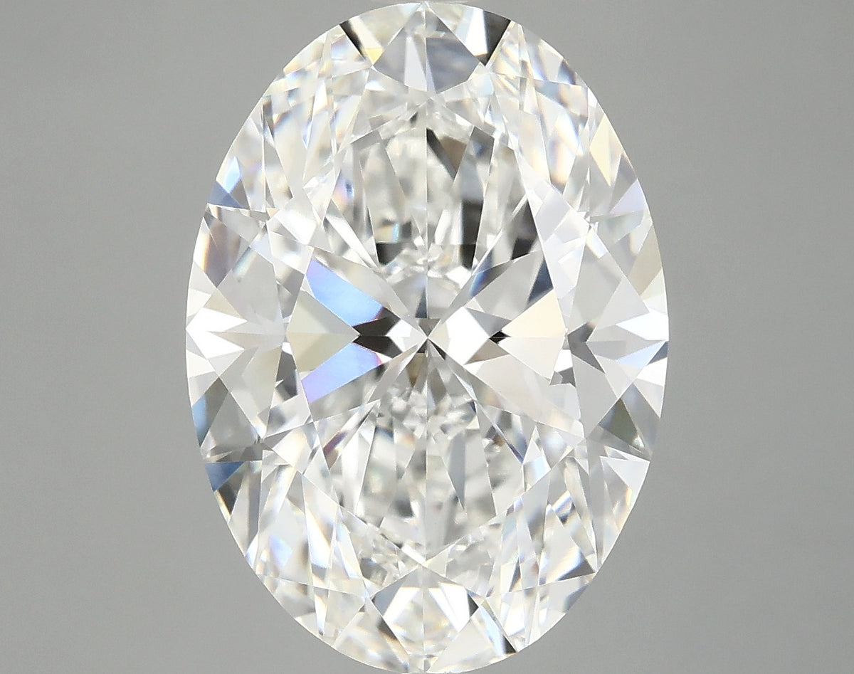 7.09ct Oval lab-grown diamond, D VVS1