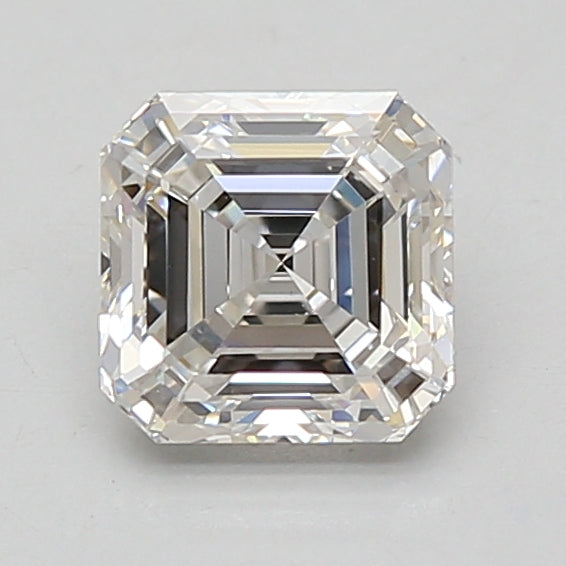 1.36ct Square Emerald lab-grown diamond, F VVS2