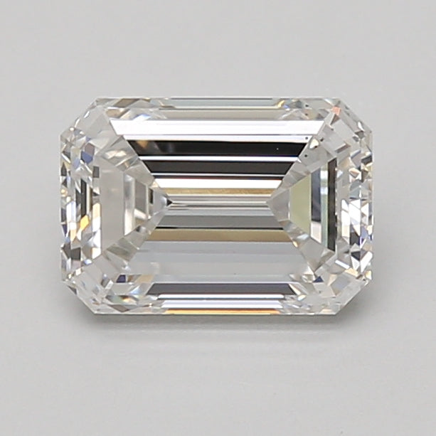 1.45ct Emerald lab-grown diamond, F VS2
