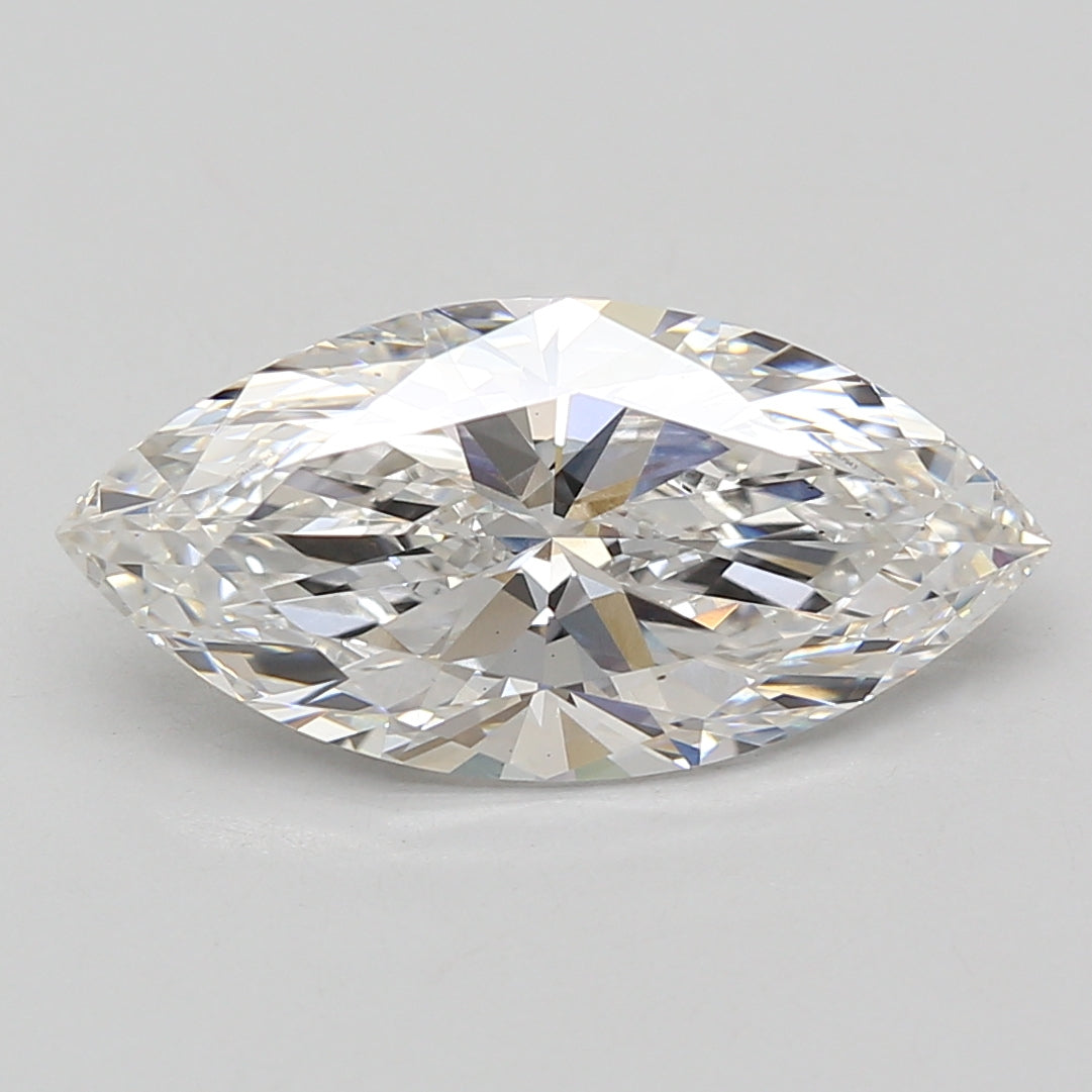4.07ct Marquise lab-grown diamond, E VS1