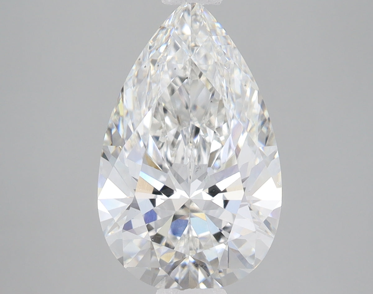 3.39ct Pear lab-grown diamond, F VS2 – 360° view