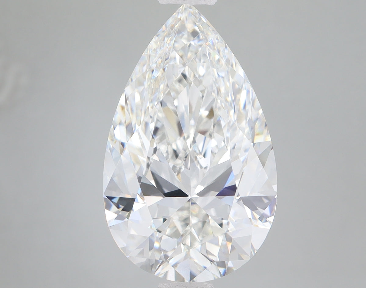 6.06ct Pear lab-grown diamond, F VS1 – 360° view