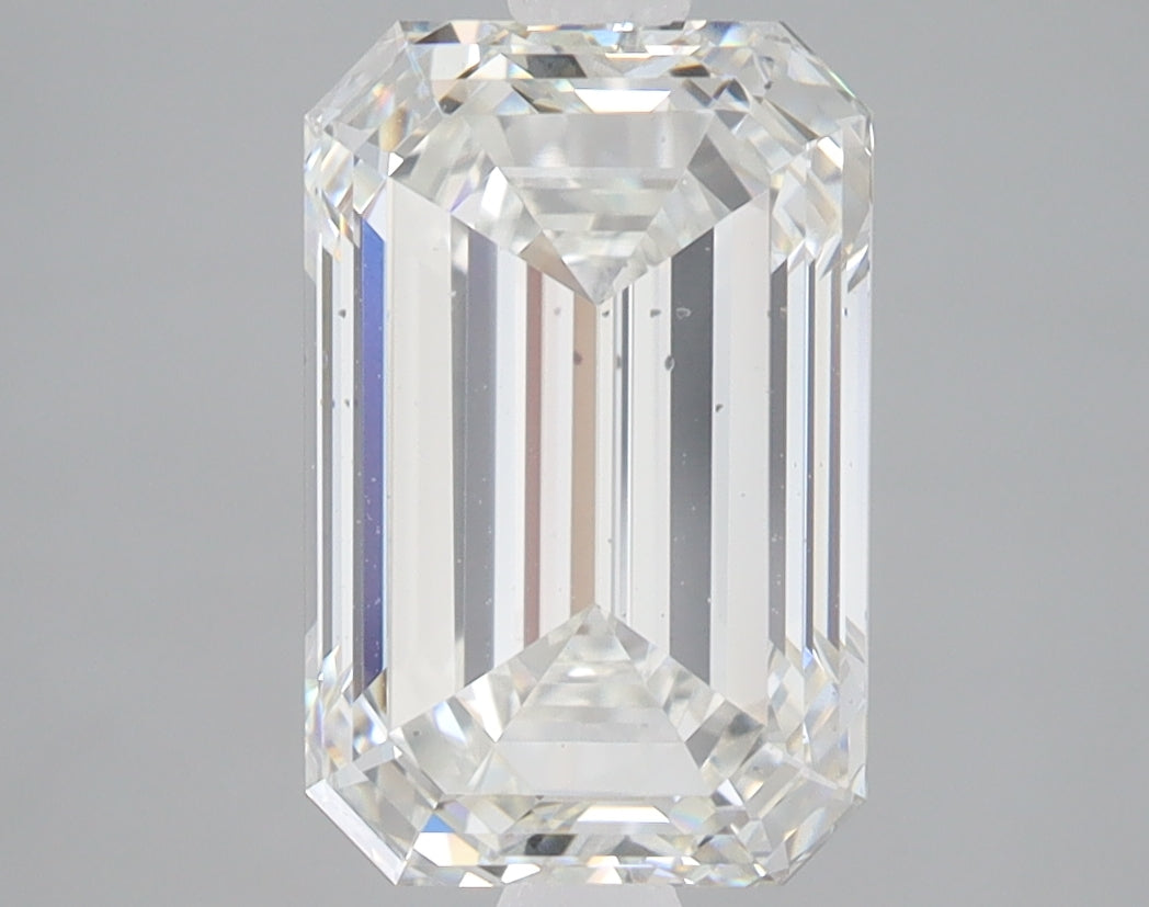 3.77ct Emerald lab-grown diamond, G VS2 – 360° view