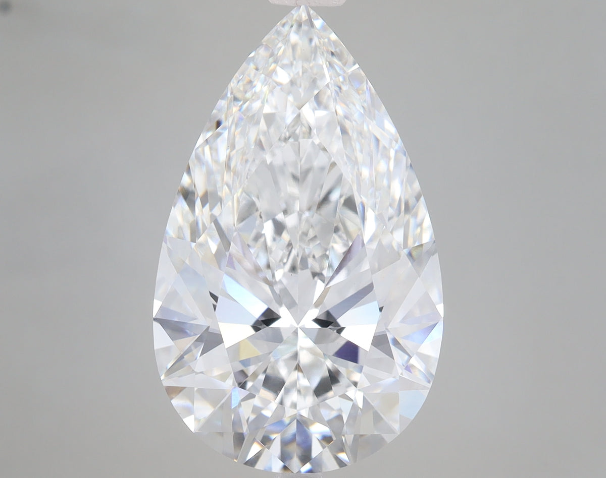 9.15ct Pear lab-grown diamond, E VVS2 – 360° view