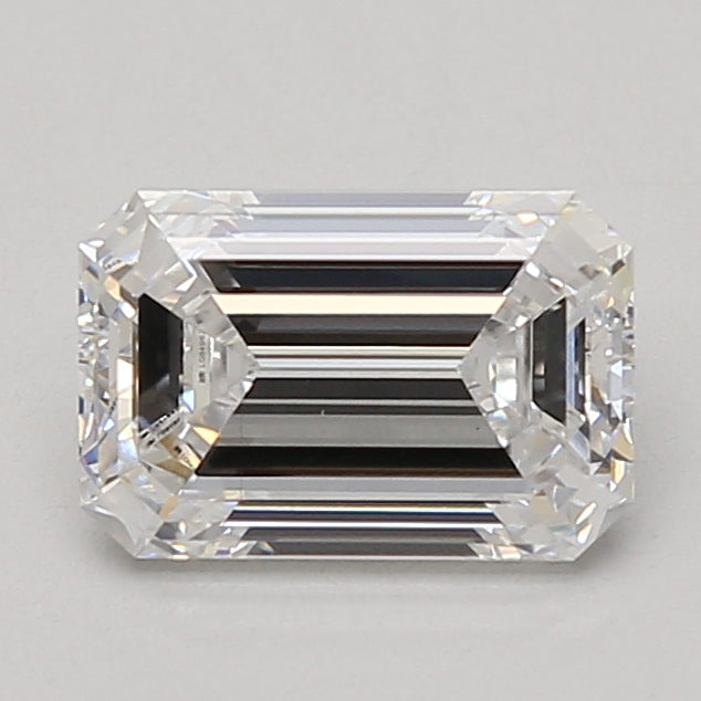 2ct Emerald lab-grown diamond, D VS1 – 360° view