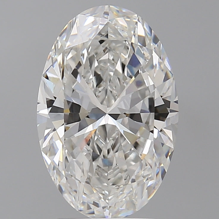 3.55ct Oval lab-grown diamond, E VS1