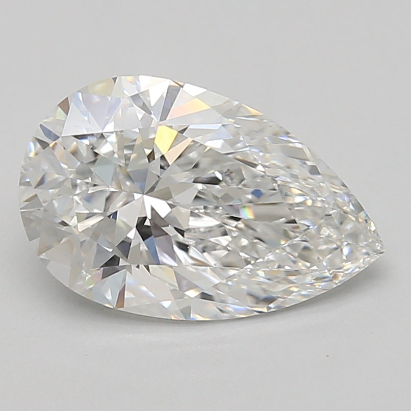 3.07ct Pear lab-grown diamond, E VVS2