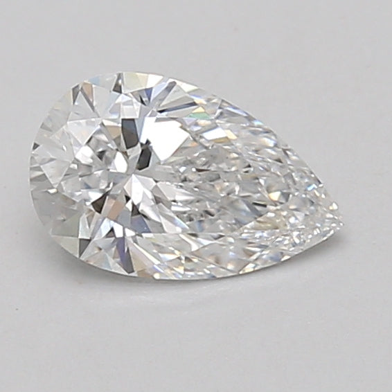 0.78ct Pear lab-grown diamond, E VS2
