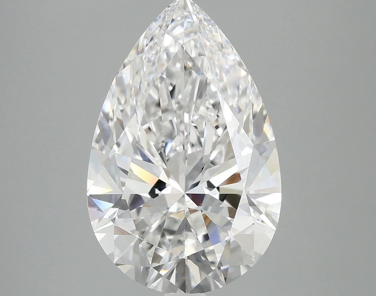 4.05ct Pear lab-grown diamond, D VVS1