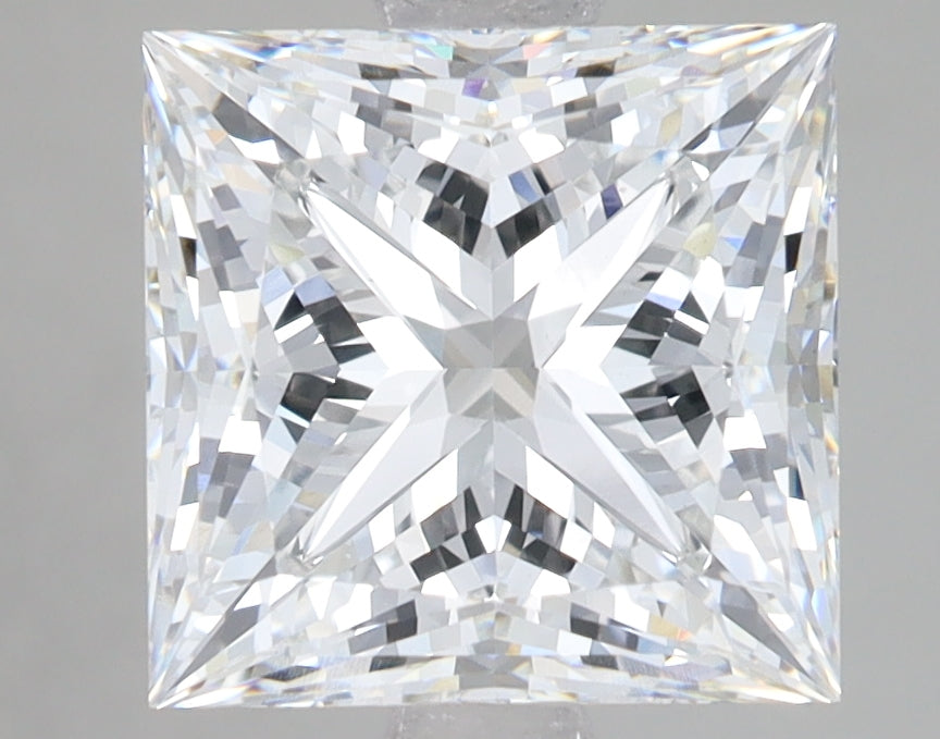 4.1ct Princess lab-grown diamond, E VS1 – 360° view