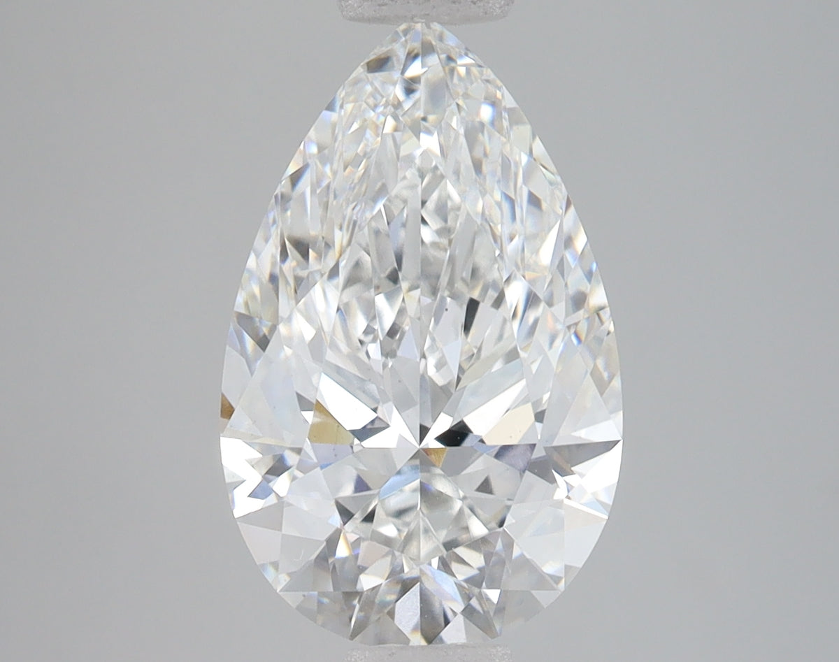 3.74ct Pear lab-grown diamond, E VS1 – 360° view