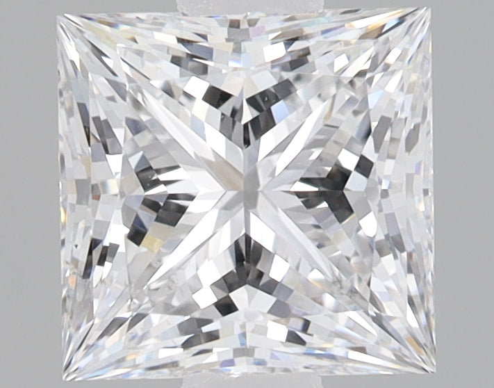 2.09ct Princess lab-grown diamond, D VS2 – 360° view