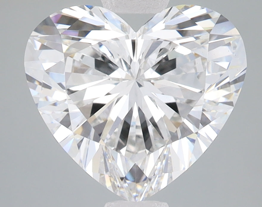 3.1ct Heart lab-grown diamond, F VVS2