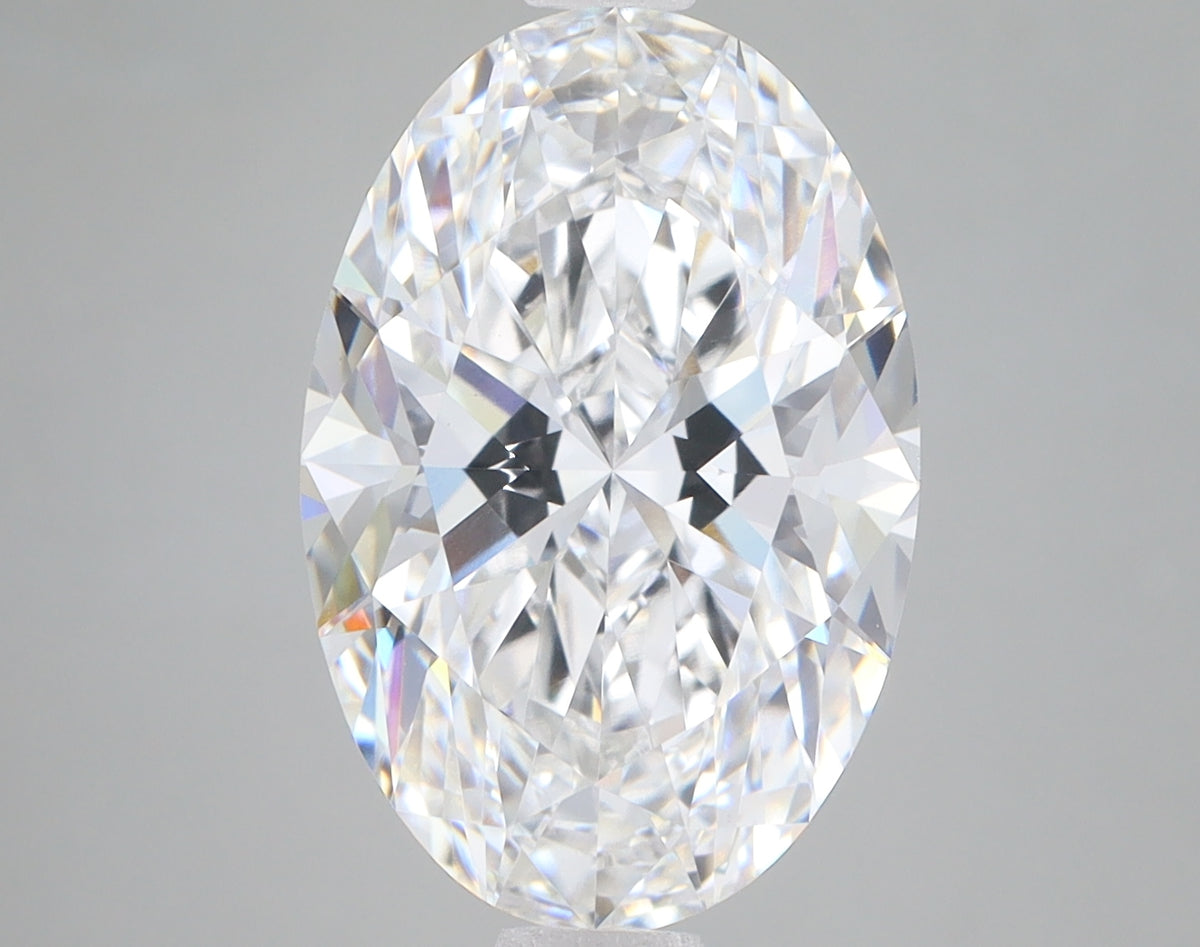 5.08ct Oval lab-grown diamond, E VVS2