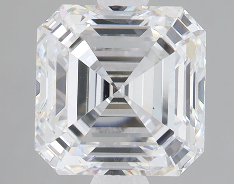 2.52ct Square Emerald lab-grown diamond, E VS1