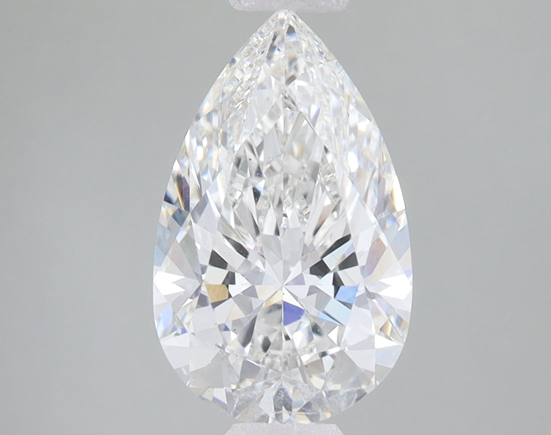 2.2ct Pear lab-grown diamond, E VS1