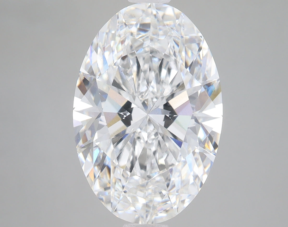 5.22ct Oval lab-grown diamond, E VS1