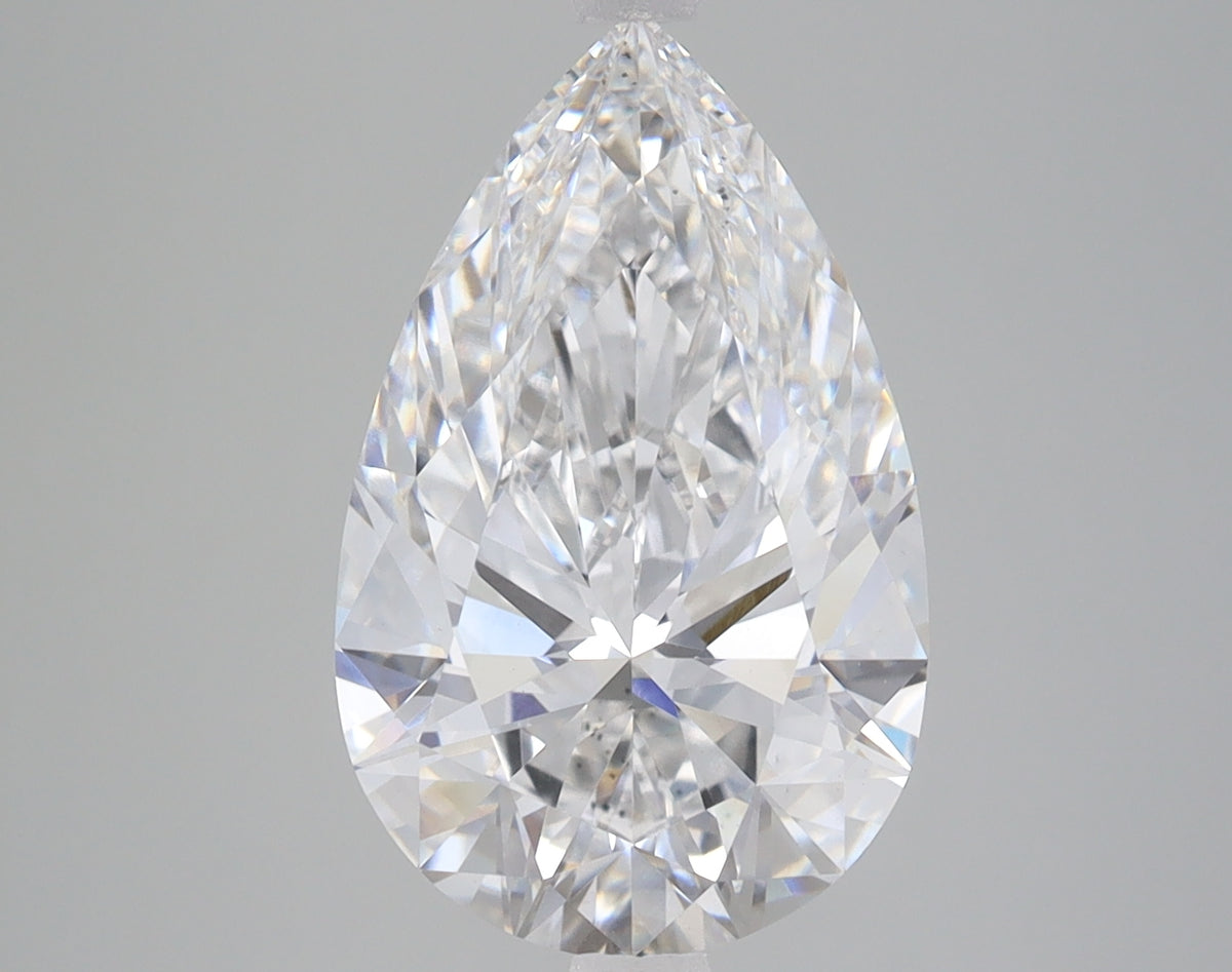 4.16ct Pear lab-grown diamond, E VS2