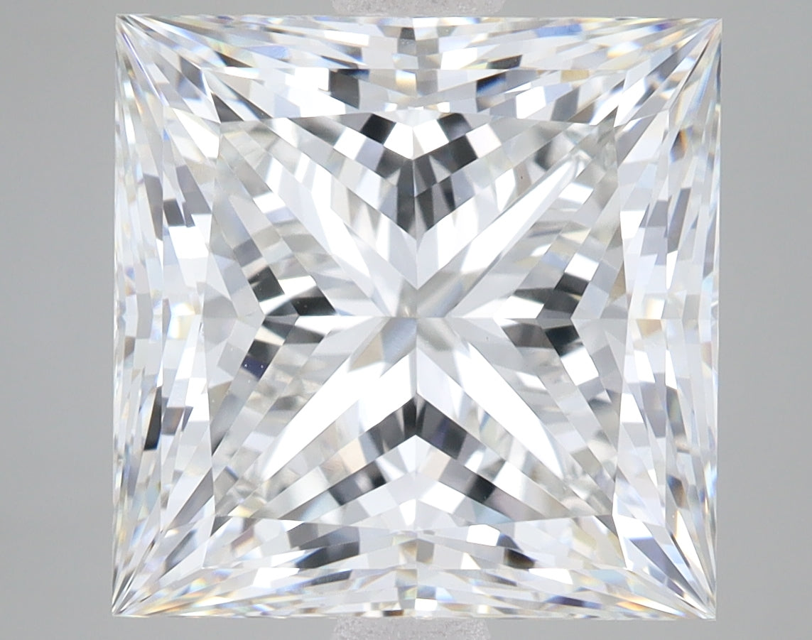 10.08ct Princess lab-grown diamond, F VS1