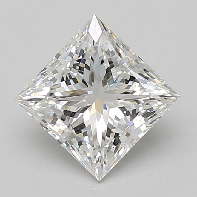 2.03ct Princess lab-grown diamond, D VS1 – 360° view