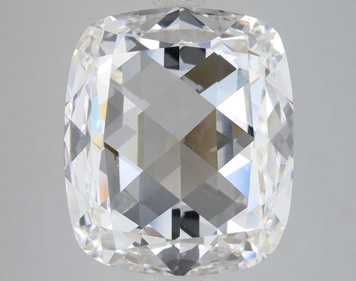 6.74ct Cushion Rose lab-grown diamond, G VVS2 – 360° view