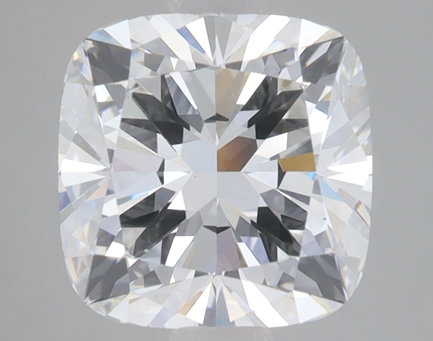 3.43ct Cushion lab-grown diamond, E VS1