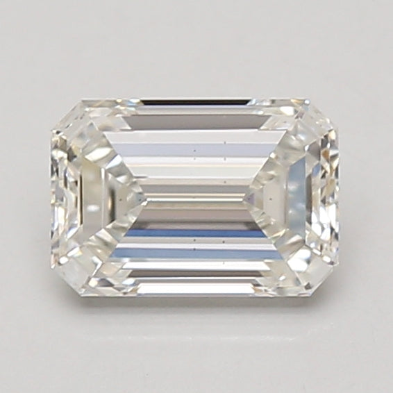 1.11ct Emerald lab-grown diamond, F VS2 – 360° view