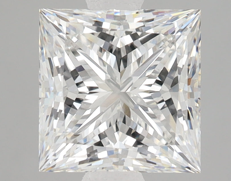 3.07ct Princess lab-grown diamond, F VVS2