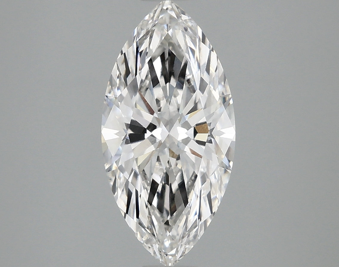 2.1ct Marquise lab-grown diamond, E VVS2