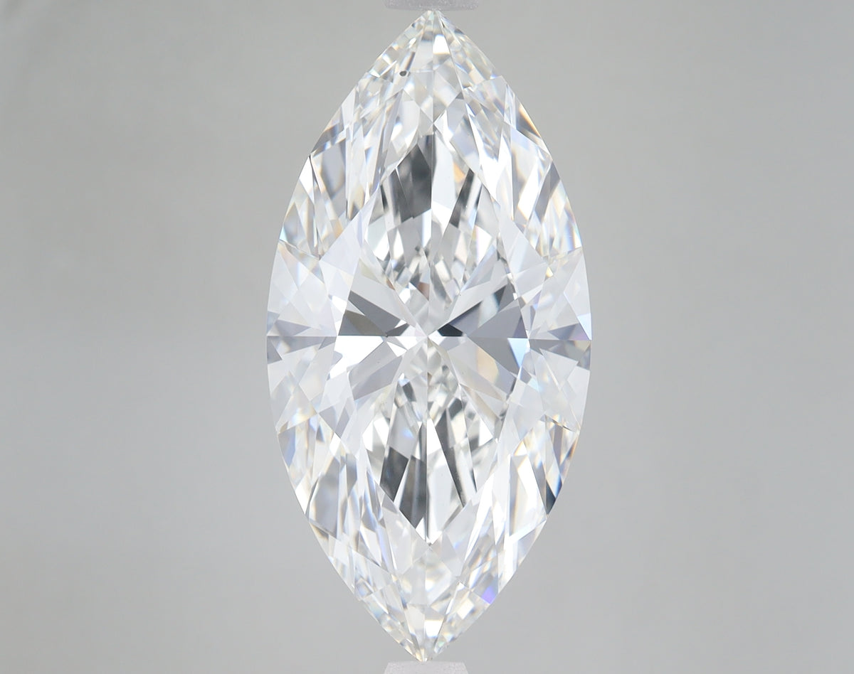 8.06ct Marquise lab-grown diamond, F VS1