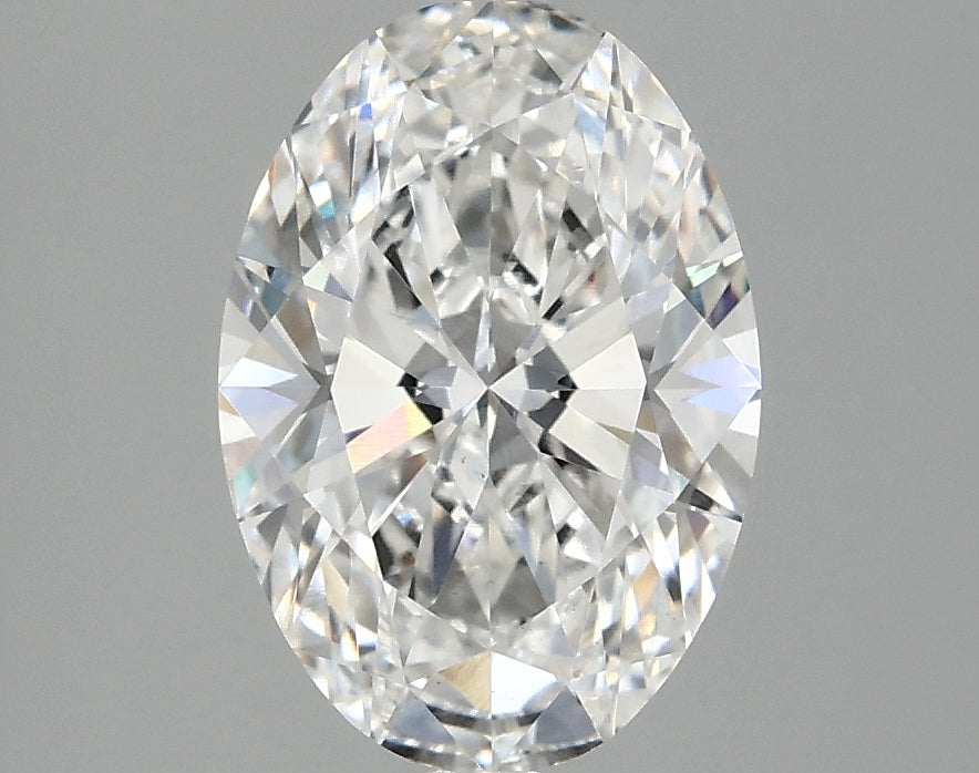 2.1ct Oval lab-grown diamond, E VS1 – 360° view