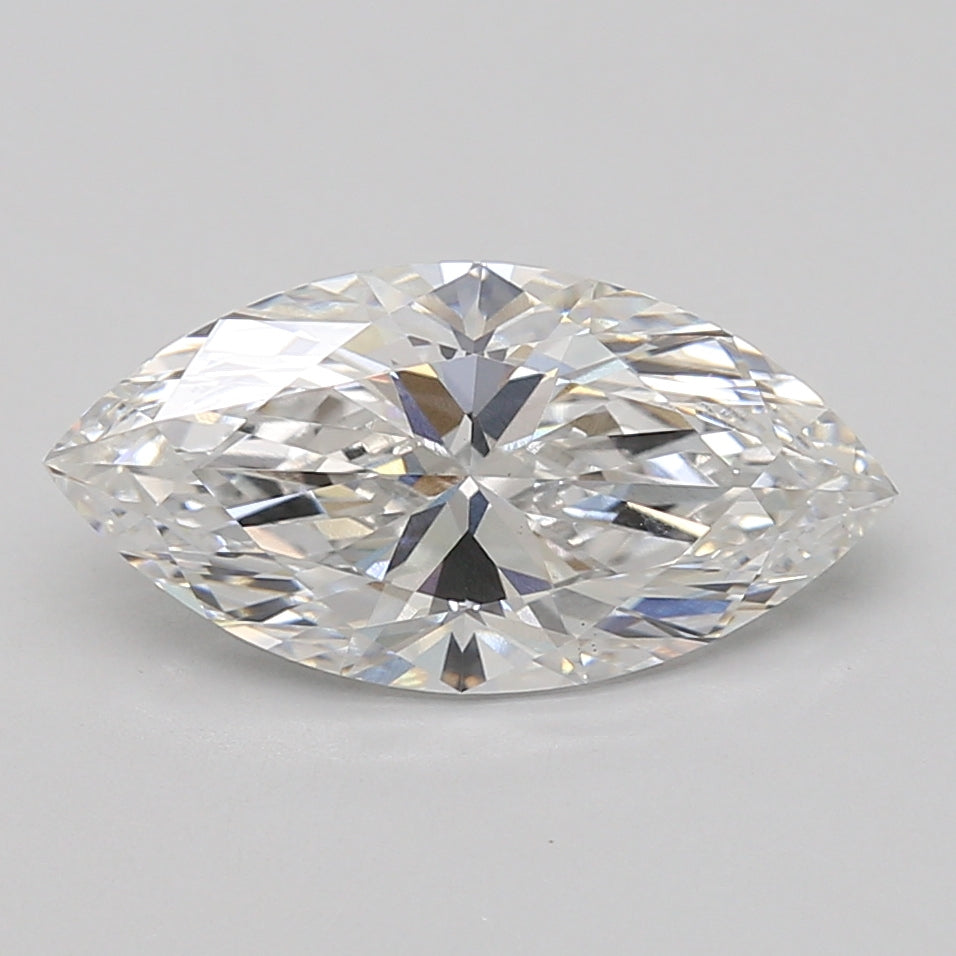 3.02ct Marquise lab-grown diamond, E VS1 – 360° view