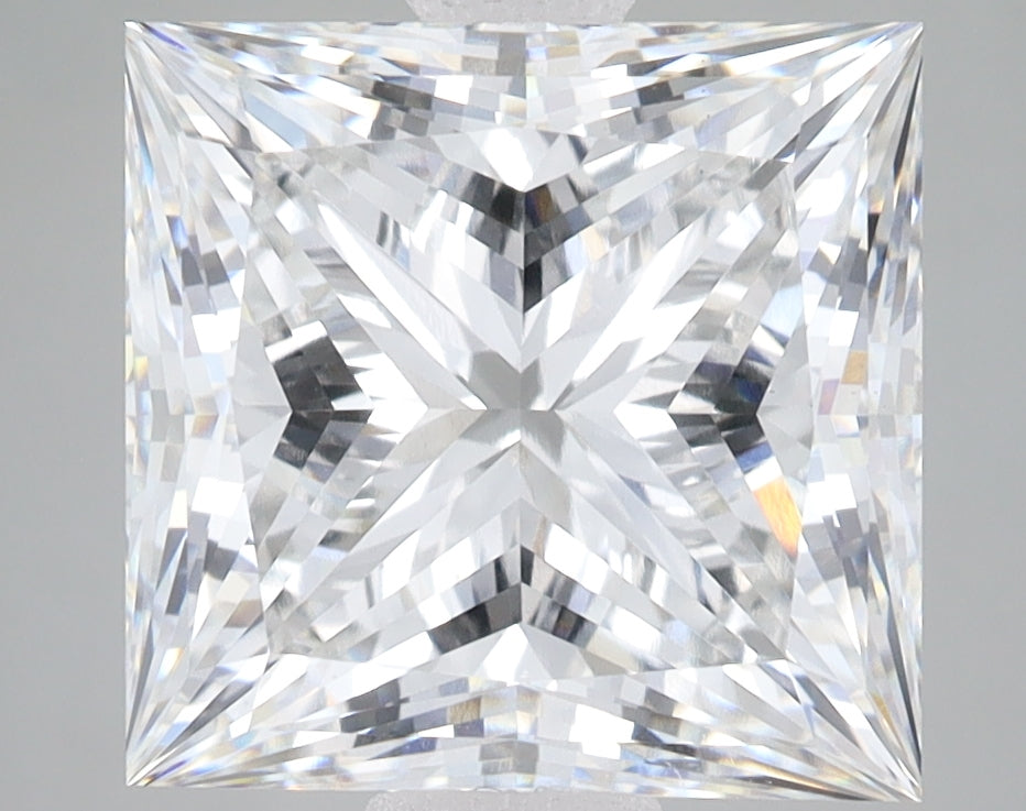 IGI certificate for 5.73ct Princess lab-grown diamond, F VS1