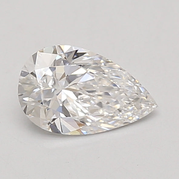 IGI certificate for 0.71ct Pear lab-grown diamond, D VVS2
