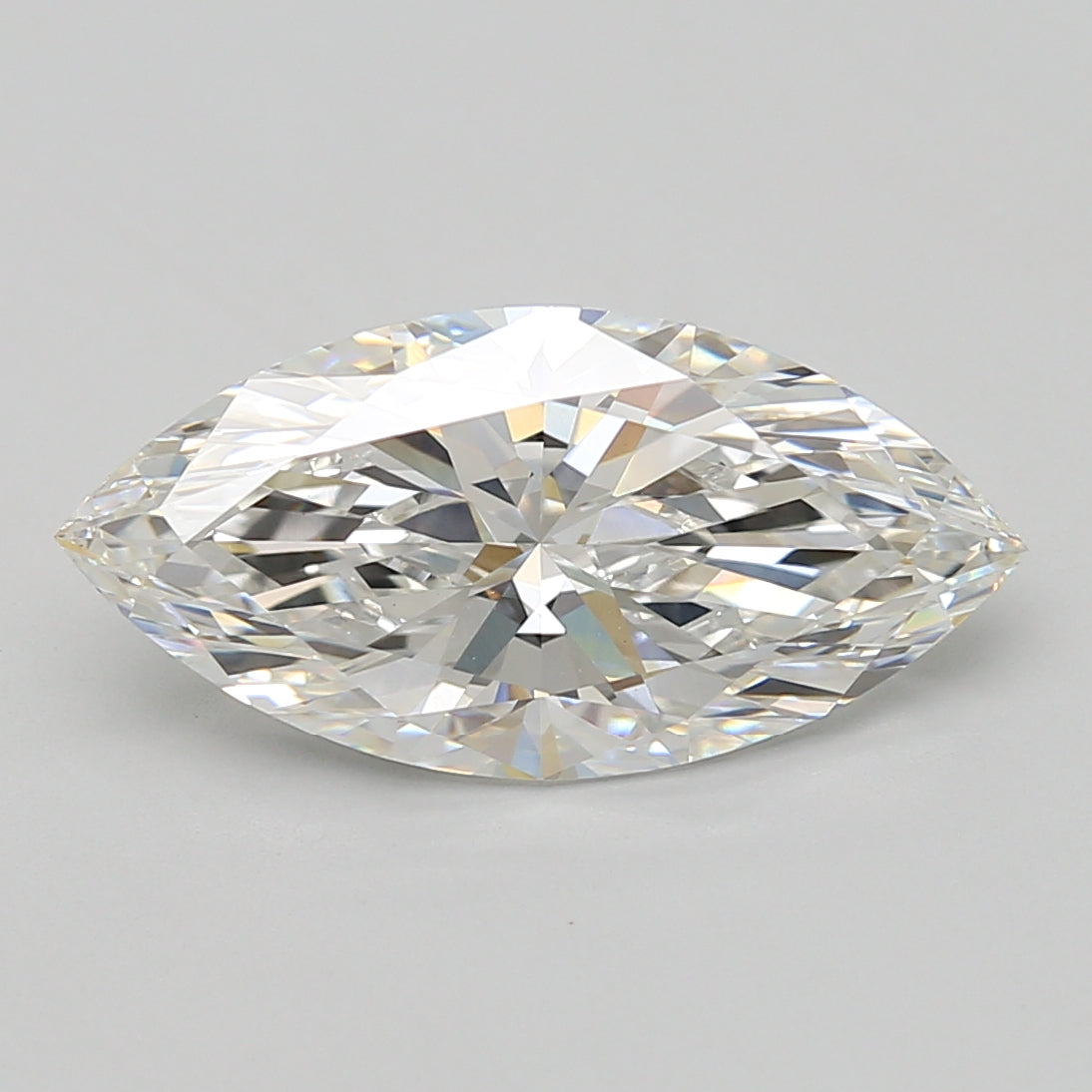 4.09ct Marquise lab-grown diamond, D VVS2